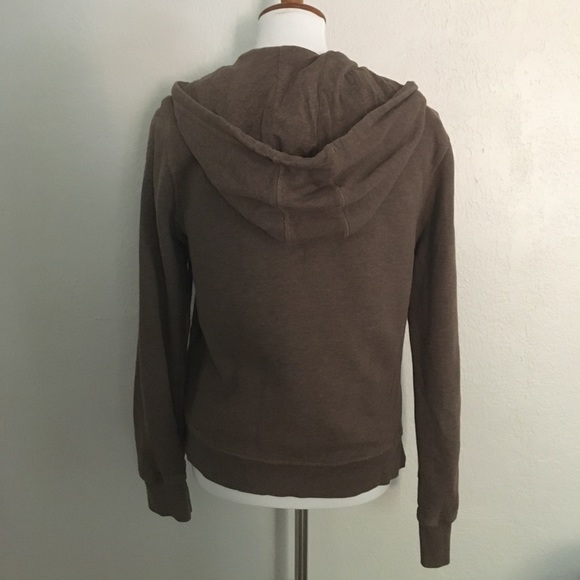 J. Crew Brown Vintage Fleece Hoodie - Picture 2 of 6